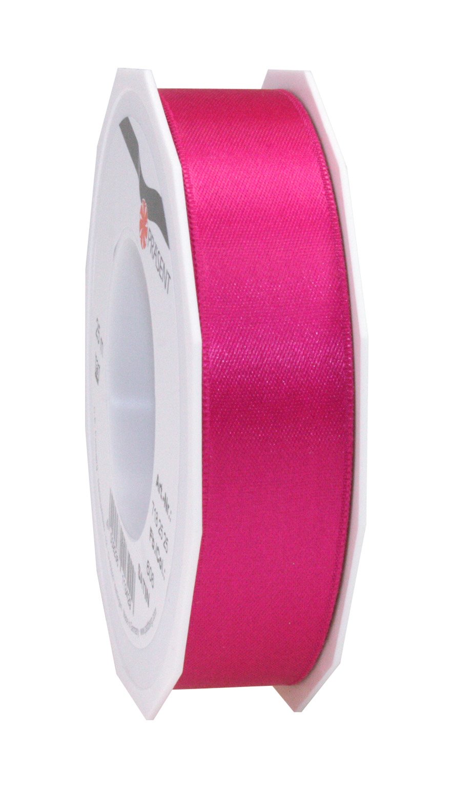 PRÄSENT C.E. Pattberg SATIN magenta gift ribbon, 27 yards for Wrapping Gifts, 1 inch width, Ribbon for Decorating & Crafting, Decorative Ribbon for Gifts, for every occasion