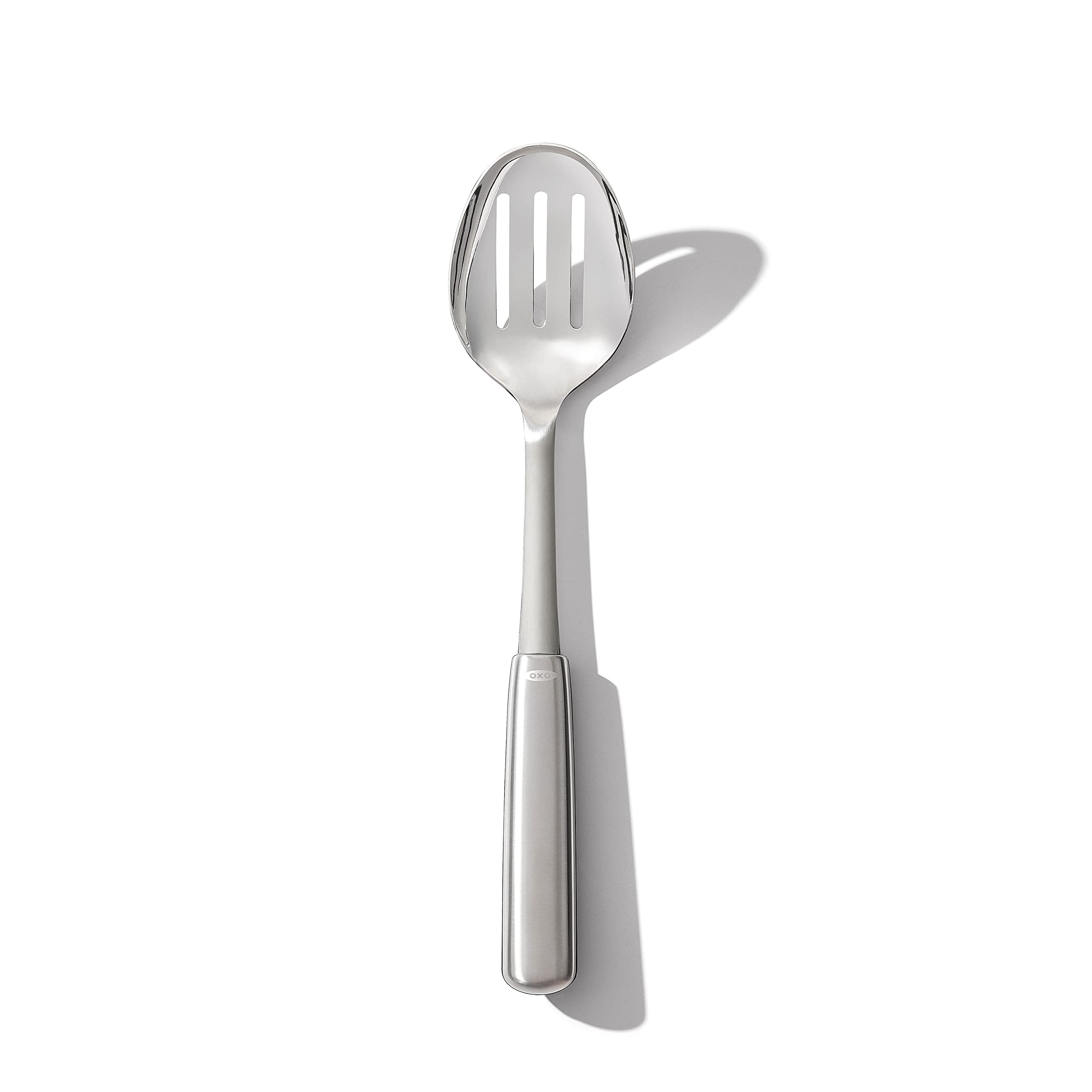 Oxo 3120200 Steel Slotted Cooking Spoon, Silver