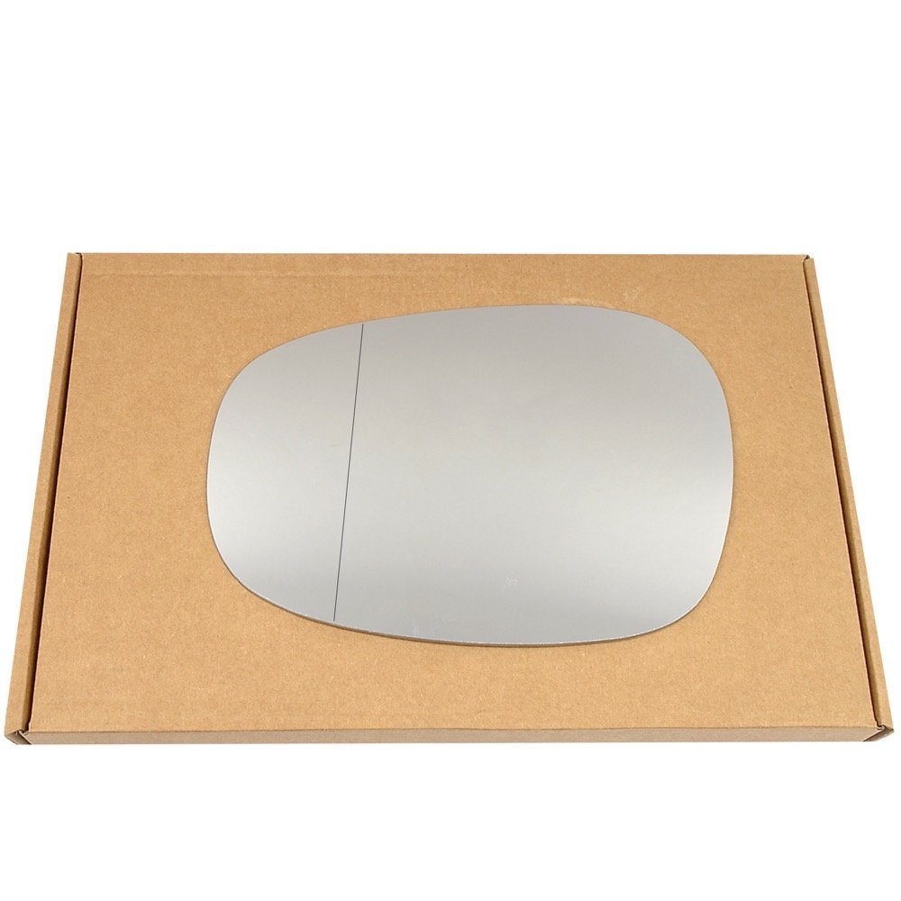Less4spares Wing Mirror Glass Left Compatible with BMW 1 Series 2009-2011 STICK-ON Passenger Near Side with Blind Spot