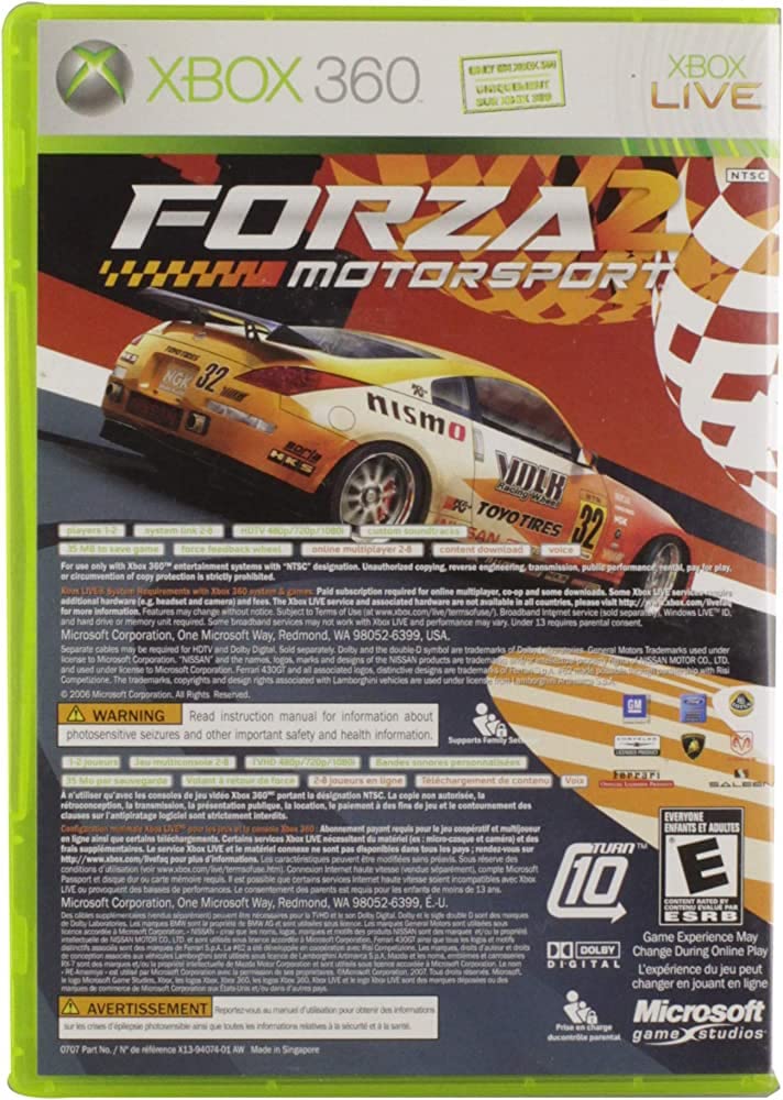 Marvel Ultimate Alliance & Forza 2 (Renewed)