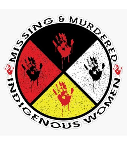 thumbnail interactive-video image 1 of AIM Missing And Murdered Indigenous Women Solidarity Sticker – Waterproof Die-Cut D654 1 of 6