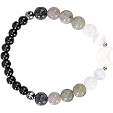MQV Moon Phase Ultimate Women Protection Lunar Energy Bracelet Cleanse Healing Inner Peace Energy and Balance inspired Jewelry Gift