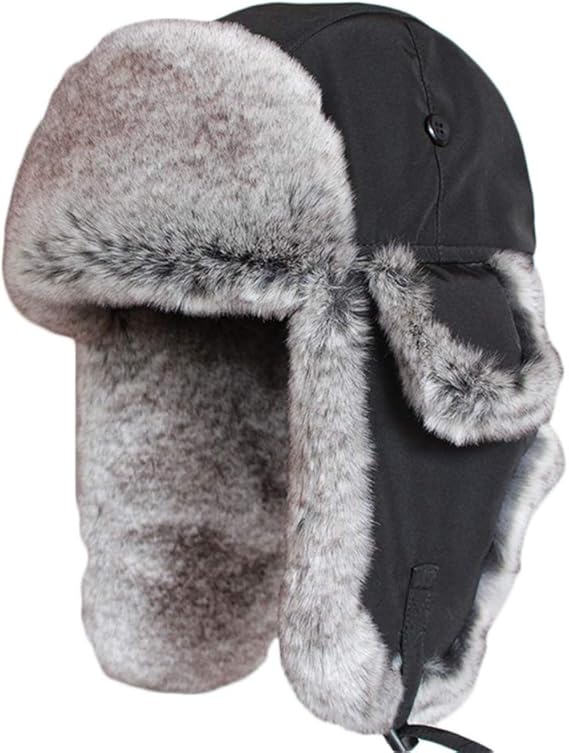 Uschanka Trappermütze Mit Ohrenklappen - Warme Wintermütze Für Outdoor