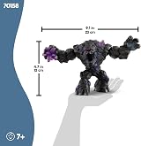 Schleich Eldrador Creatures Shadow World Stone Monster Toy 9" with Crystal view 6