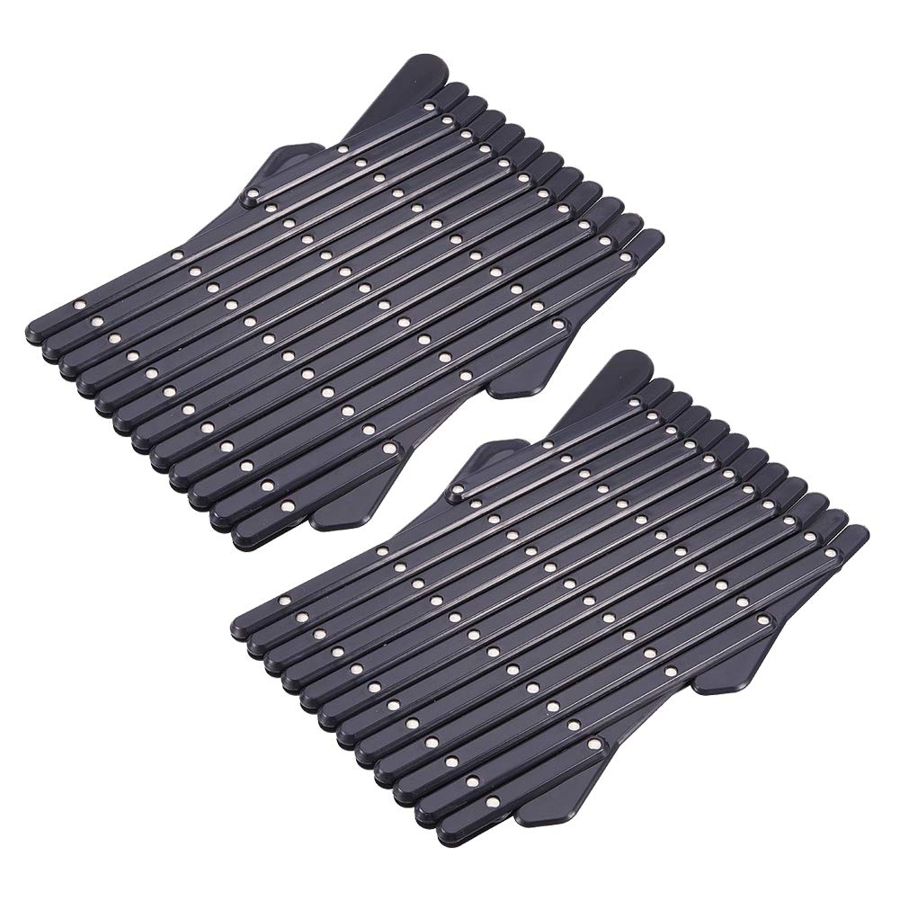 XianghuangTechnology Window Vent Guard, Universal Pet Dog Puppy Ventilation Grill Mesh Safe Car Window Protection Mesh for Cars, Trucks & SUVs (Large (2 piece))