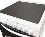 Statesman EDC60W Electric Cooker with 60cm Ceramic Hob 4 Zones 2 Ovens view 3