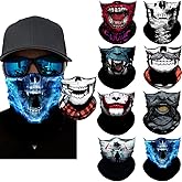 Neck Gaiter Mask,Bandana Gator Face Cover Mask Sun UV Protection,Neck Warmer Balaclava,Tube Face Scarf,Headband for Outdoor