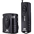 JJC Wireless Remote Control for Panasonic Lumix G9 II G85 G7 GH7 GH6 GH5 GH5S GH4 S5 S1 S1R S1H GX8 GX7 FZ2500 FZ2000 FZ1000 II FZ300 FZ100 FZ150 FZ200 FZ50 G5 G6, Replaces Panasonic DMW-RS1 DMW-RSL1