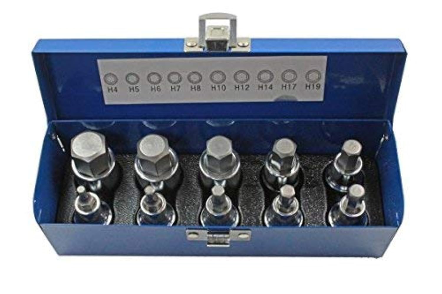 Bergen Tools B1695 US Pro 1/2 Inch Drive Hex Bit Socket Set