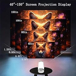 HY 300 Mini Projector,with Wifi and Bluetooth 4k