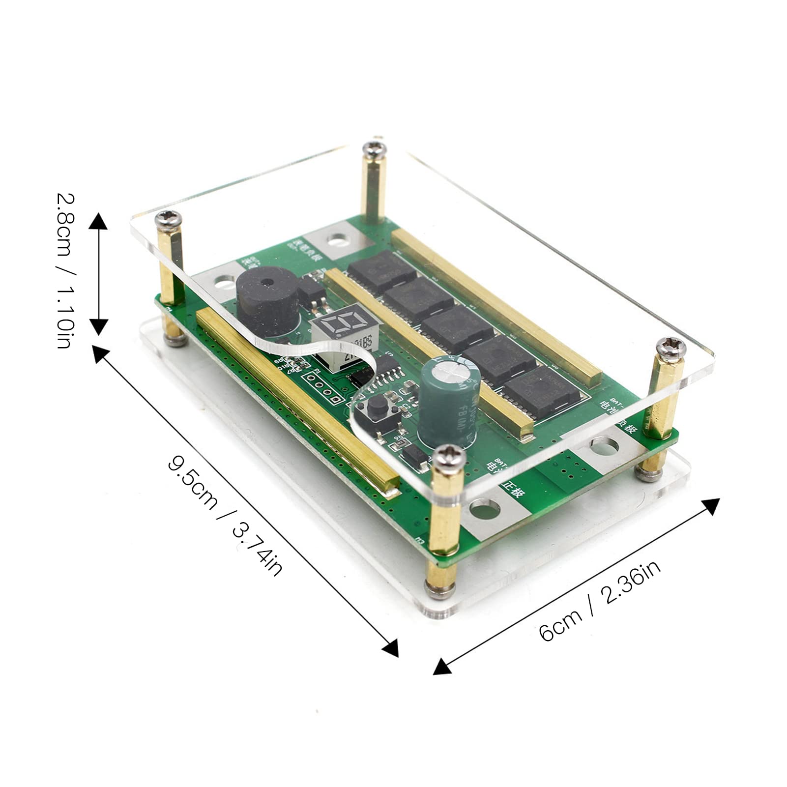 Spot Welder Control Board PCB – 99 Gears, 6.5-16V, 3600A For Cylindrical Battery Welding (26650/32650)