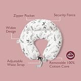 Momcozy Nursing Pillow Ergonomic Breastfeeding Support Ink Wash Leaves view 4