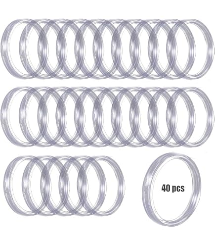 thumbnail image 2 of 20 Clear Acrylic Coin Holders Capsules For 1oz Silver Bars – 29x50mm, Direct Fit 2 of 3