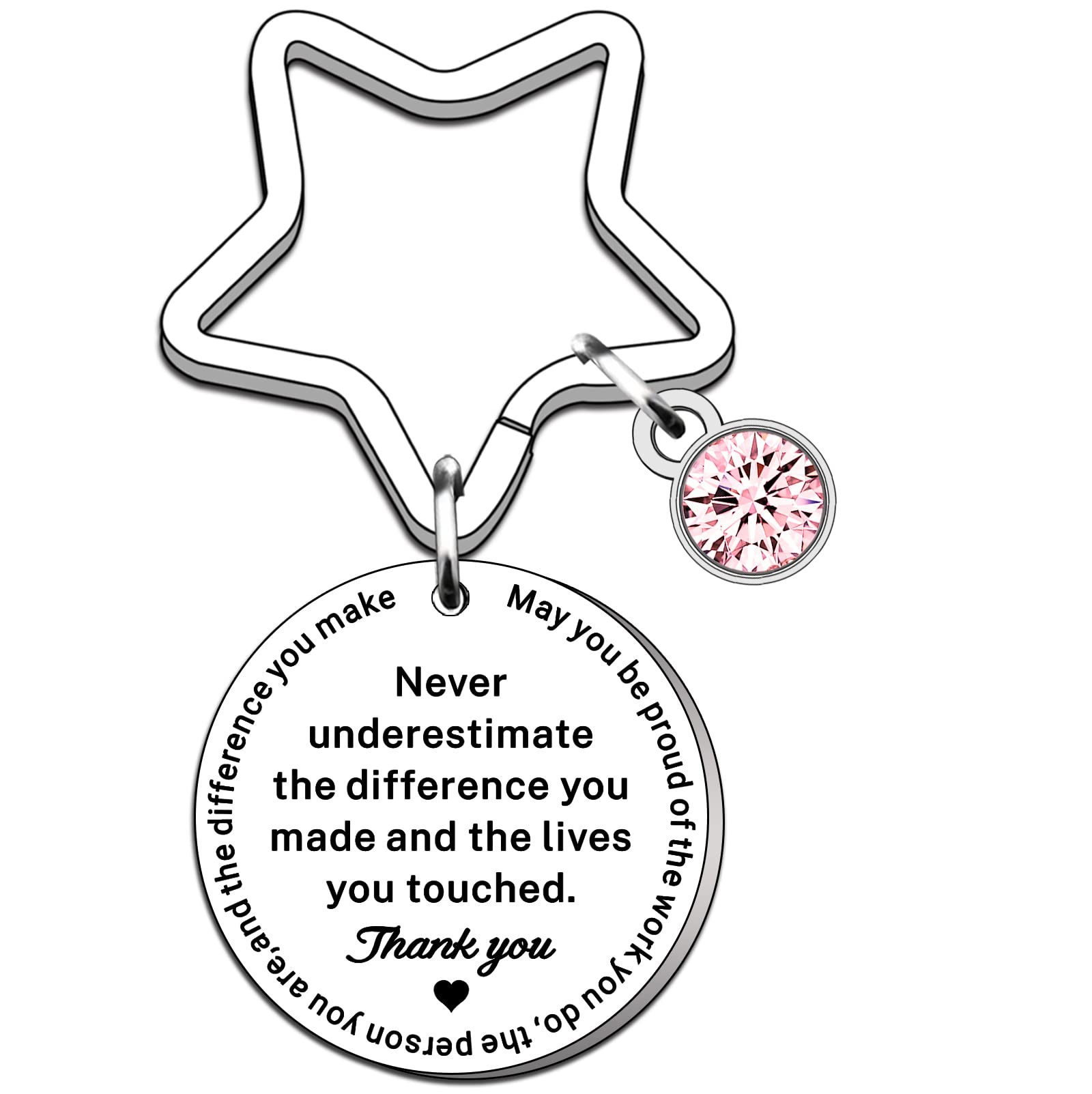 TTOVEN Leaving Gifts for Colleagues Women Teacher Leaving Gifts for Colleagues Thank You Teacher Keyring