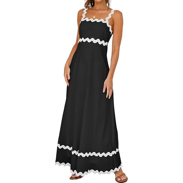 ENLACHIC Women's Summer Floral Lemon Print Dress - Short Sleeve Swing Midi Dress In Black Strawberry - View #2