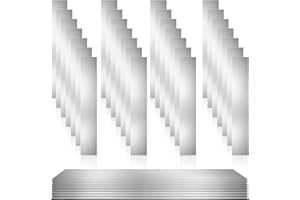 AOKLIT 30Pcs Shim Stock Assortment, 304 Stainless Steel 1" Width x 6" Length Metal Shims for Leveling, Gap Filler Trim Strip, DIY & Industrial Use (0.001"-0.01" Thickness)