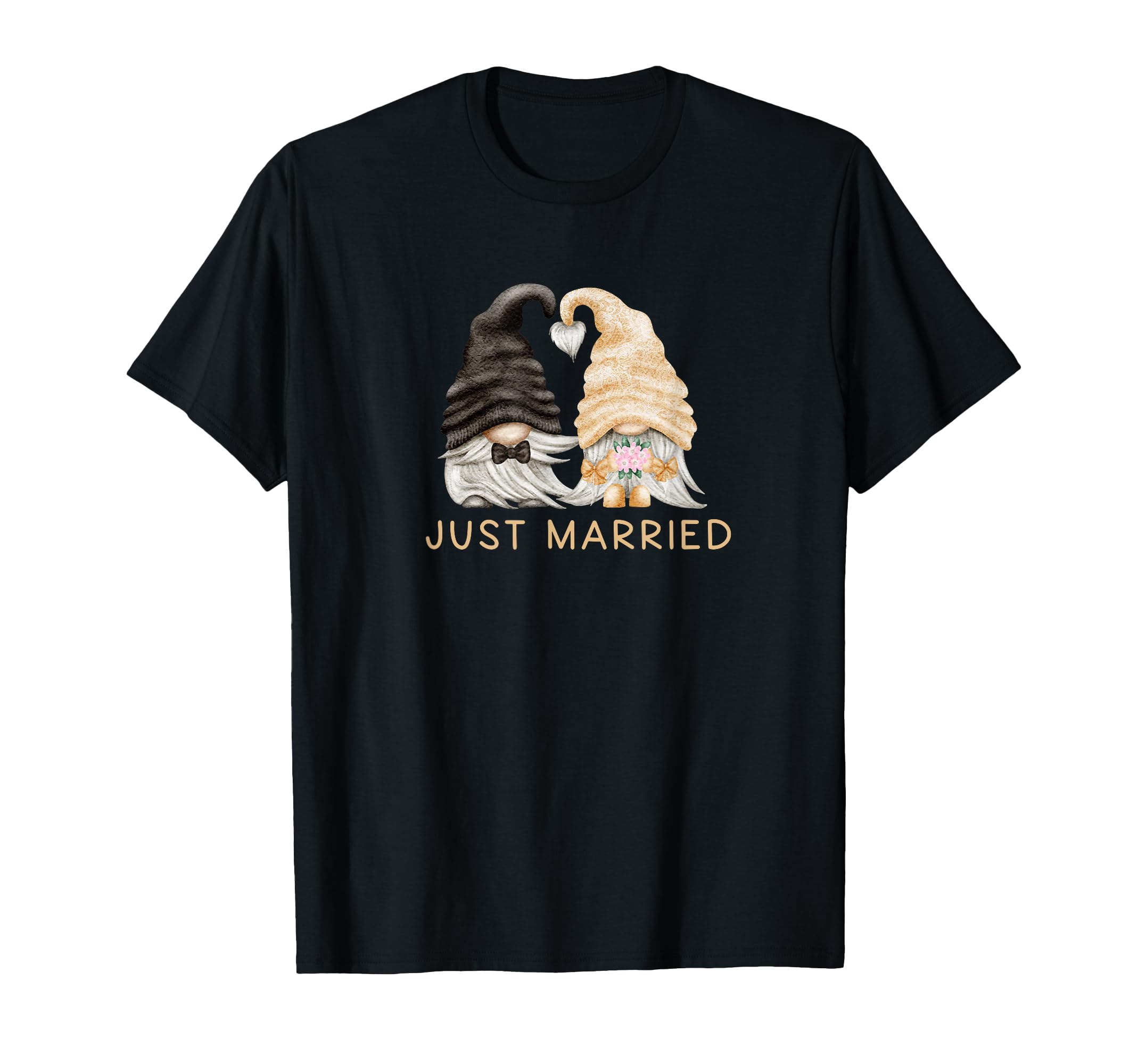 Just married Bride and Groom Gnome T-Shirt
