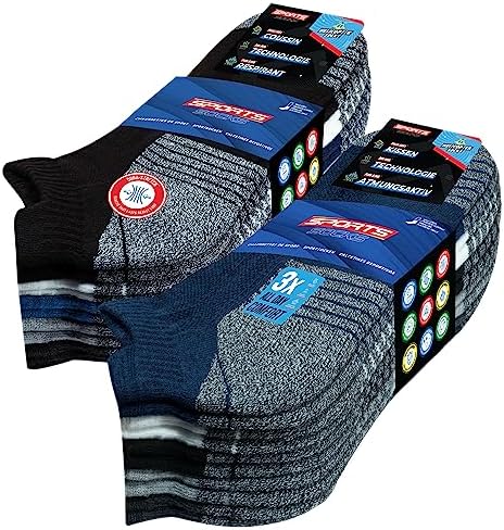 10 Paar Sneaker Socken Herren 43-46 Damen 35-38 39-42 Sportsocken Kurze socken (EU 39-42, Mehrfarbig S)