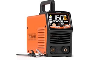 FEIFANKE Actual 160A Stick Welder with Synergic Control, ARC/SYN MMA/Lift TIG Welding Machine, 110V/220V MMA Welder With Large LED Display, IGBT Inverter, Hot Start, ARC Force and VRD