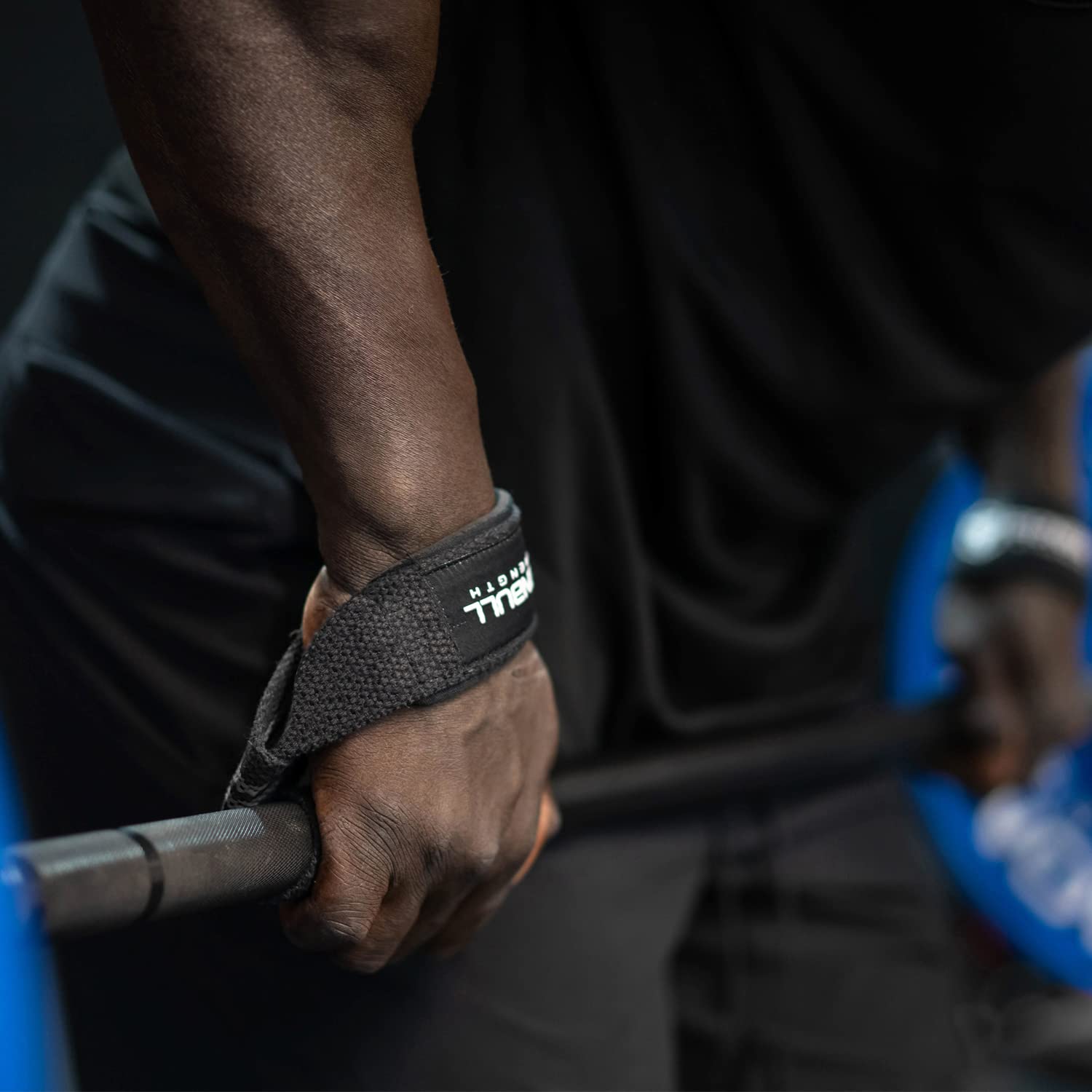 Lifting Wrist Straps for Weightlifting (1 Pair) – Padded Lifting Straps for Deadlifts, Powerlifting, Strength Training & Bodybuilding – Gym Straps for Men & Women