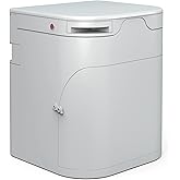OGO Origin Composting Toilet – 12V Electric Agitator, Urine Diverting RV Toilet for Van Life, Tiny Home & Boat – 15" Compact,