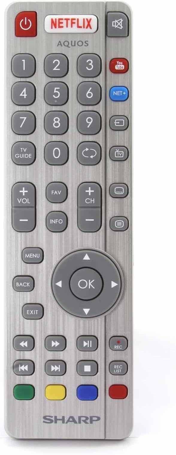 Clear Tv Telecomando Compatibile Sharp TV - Modello SHWRMC0133 Per Serie 40BL2EA 50BL2EA Etc SHWRMC0133 Compatibile - Foto 12