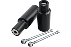 VANSHLY Black No Cut Frame Sliders Fits Kawasaki Ninja 650 Z650 Z 650 KRT EX650 EX 2017 2018 2019 2020 2021 2022 2023 Fits ABS & NON ABS Models - 750-4519