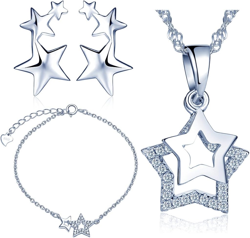 Yumilok 925 donne in argento Sterling anelli interconnessi doppio filo bracciali Link braccialetto a catena con prolunga