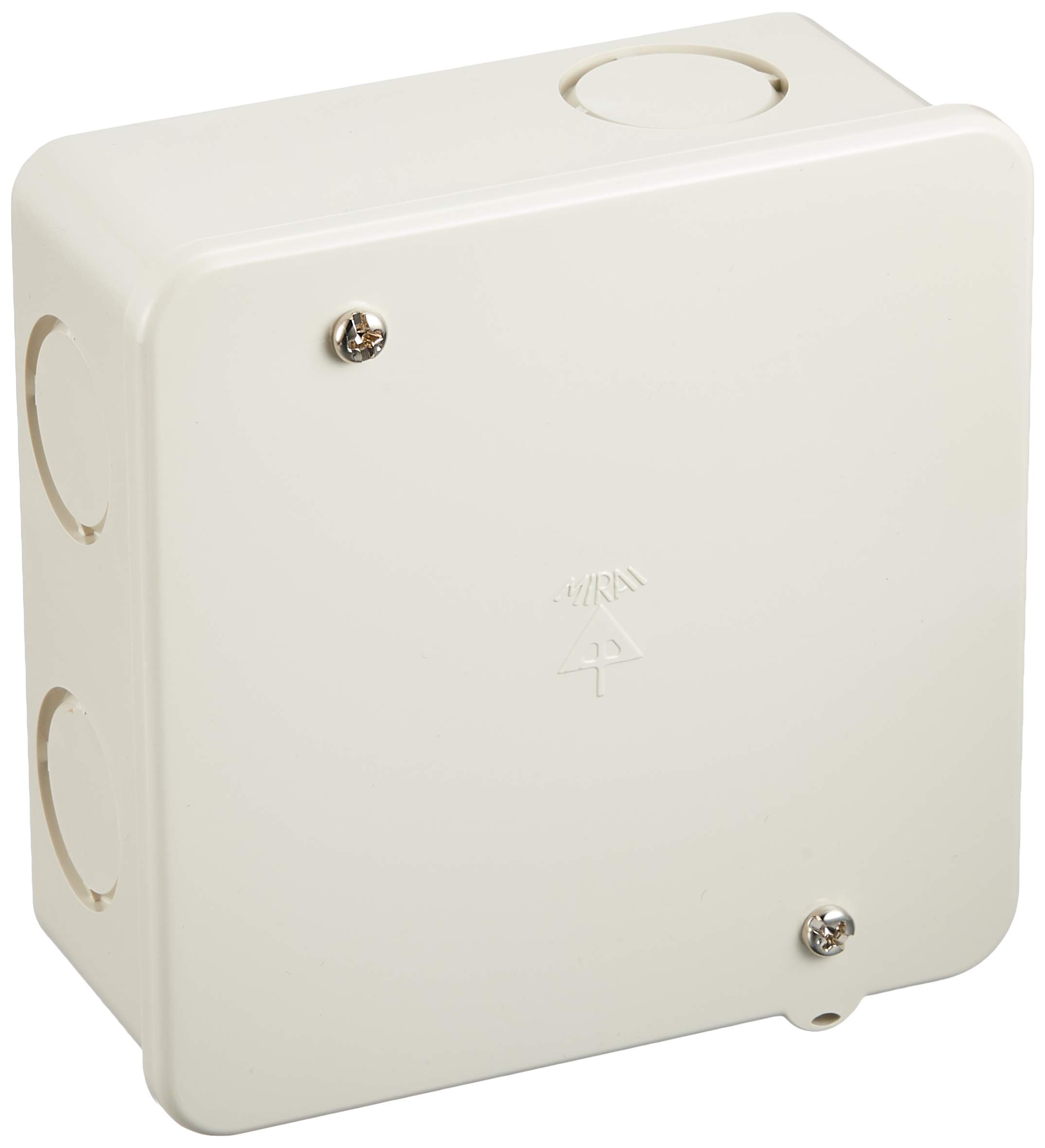 未来工業(MIRAI) PVKボックス 中形四角浅型・ノック付 ベージュ 1個 PVK-ANJ商品画像