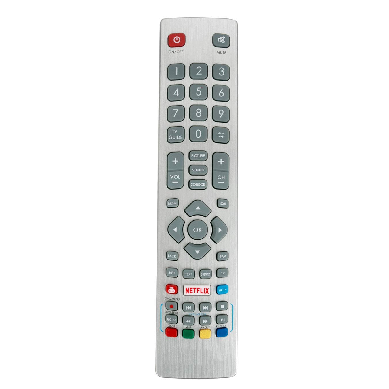 VINABTY SHWRMC0120 Remote Control Replace for SHW/RMC/0120 HD Smart TV with Youtube Netflix LC-40UI7352K C32HG5341K LC32HG5141K LC40UG7242K