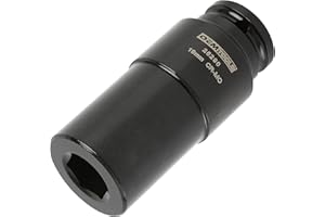 OEMTOOLS 25290 19mm Crank Bolt Socket, Heavy Duty Harmonic Balancer Socket For Stubborn Bolts, 19mm Impact Socket 1/2 Drive Crank Bolt Removal Tool