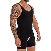 MISS MOLY Mens Full Body Shaper Tummy Control Shapewear Bodysuit Slimming Underwear Tank Top Fajas Para Hombres