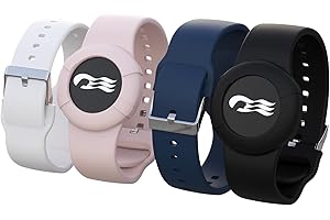 4 Pack Princess Cruise Medallion Holders for Kids and Adults, Silicone Wristbands for Carnival Ocean Medallion - 2 Sizes (S/M