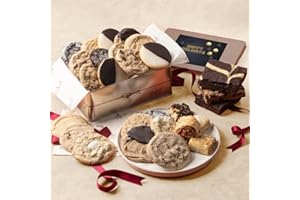 Dulcet Gift Baskets Holiday Party Tin Box, Sweet Treats, Snack Care Package, For Friends, Family, Boss, Employees and Gatherings