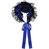 COSDREAMER Girls Women Victorian Bonnets Lace Flowers Tea Party Hats