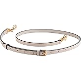 Allzedream Genuine Leather Purse Strap Adjustable Crossbody Handbag Replacement Straps 0.48 Inch Width