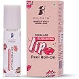 Pilgrim Squalane Exfoliating Lip Peel Roll-On | Hydrating Lip Peel Formula with Hyaluronic Acid | Removes Dry & Flaky Skin | Provide Soft, Glossy & Kissable Lips | 0.20 Fl Oz/6ml