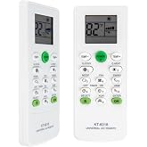 Universal 6000 in 1 LCD AC Remote Control, Works with Mitsubishi LG &amp; More | Works with Mitsubishi, Toshiba, Hitachi, Fujitsu, Daewoo, LG, Samsung, Electrolux, Sanyo, AUX. 6000-in-1 LCD remote.