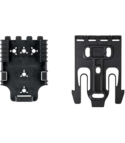 Bianchi Model 77 Double Magazine Pouch - For Glock 17/22, Plain Black, SafariLaminate