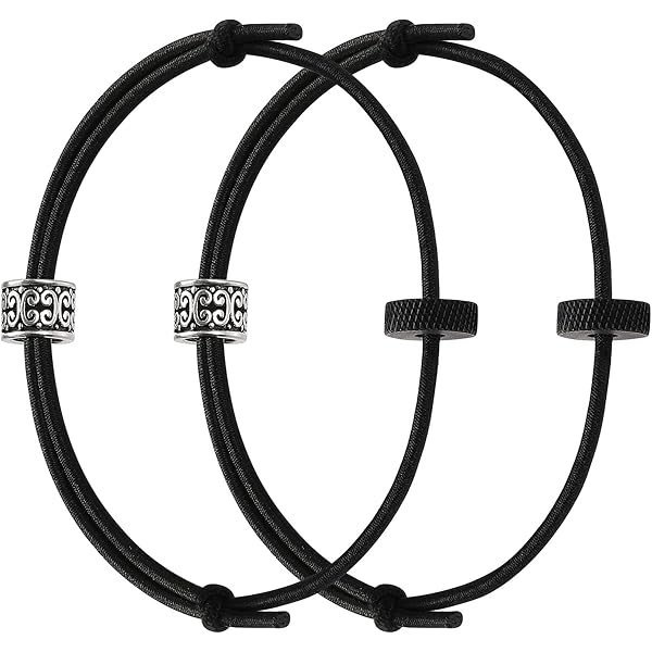 Bracelet De Survie EDC Avec Perle En Tungstène - Brise-Vitre D'Urgence Pour Voiture + Menottes Et Clés - Lot De 2