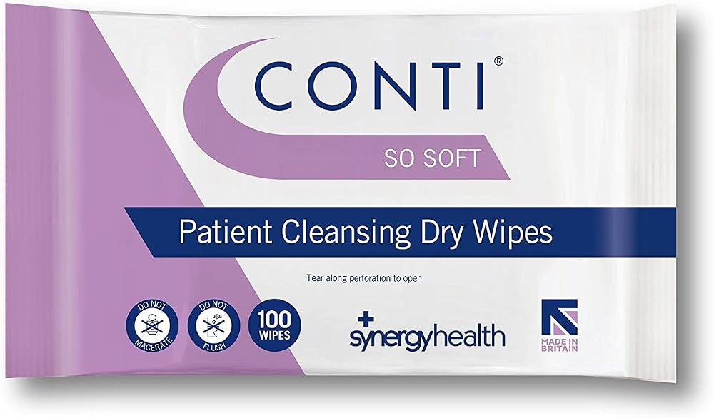 CONT I SoSoft Large Patient Wipes Pack of 100 - 30x28 cm
