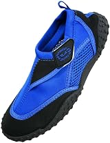 GEEZY Aqua Beach Surf Wet Water Shoes Unisex Neoprene Boots Black Blue Adult 10 view 1