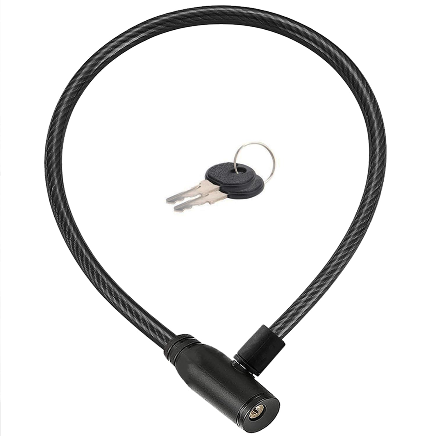 Bike Lock Motorbike Electric Scooter Cable Lock with Keys Steel 60 cm Bike Lock Anti-Theft Motorbike Lock Bicycle Lock Anti-Theft Chain Bike Anti-Theft Motorbike