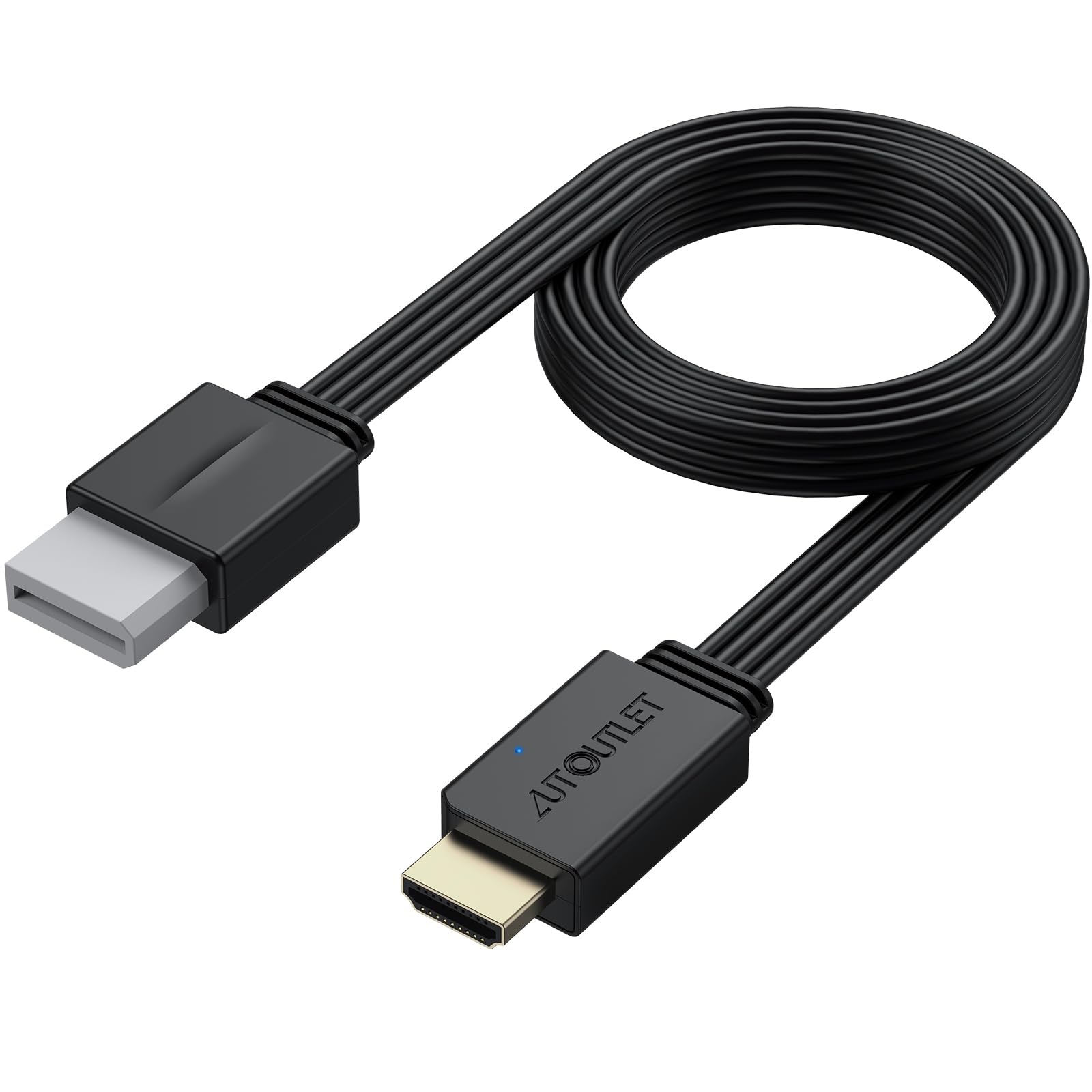 Photo 1 of AUTOUTLET Wii to HDMI Converter 1080P 5ft/150cm for Full HD Device, Adapter with HDMI Male Cable Output Compatible with Wii, Wii U, HDTV, Monitor-Supports All Wii Display Modes