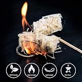 Topline Woodies Firelighters 2kg Natural FSC Wood Wool Easy Light BBQ Pizza view 4