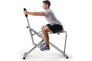 DONOW Squat Machine Trainer Row Rider Squat Assist Trainer Full Body Workout Easy Setup & Foldable