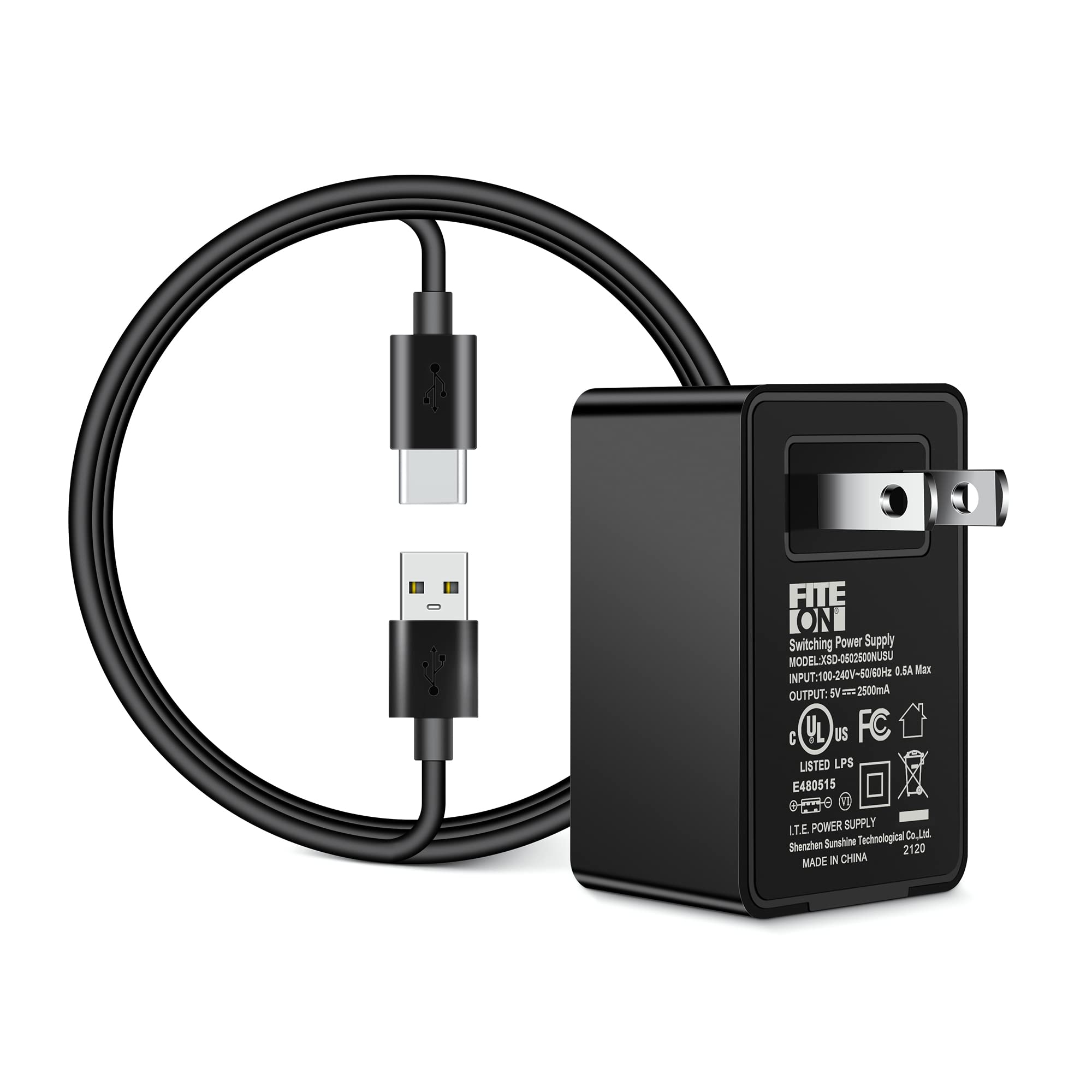 Photo 1 of FITE ON Replacement Automatic Cat Feeder Adapter for PETLIBRO PLAF103 PLAF203 PLAF003 PLAF005 PLAF006 Pet Food Dispenser Charger Power Supply Cord