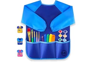 Ultimate Stationery Art Smocks for Kids, Waterproof, Apron for Painting