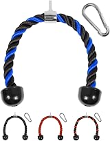 Yes4All Deluxe Tricep Rope Pull Down 68.6 cm Nylon Braided Rubber Ends