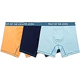 Fruit of the Loom mens Getaway Boxer Briefs, Lightweight Breathable Fabric, Quick Dry & Odor Control